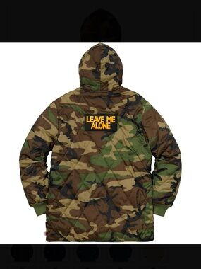 Supreme Camo Hooded Sherpa-Lined Jacket